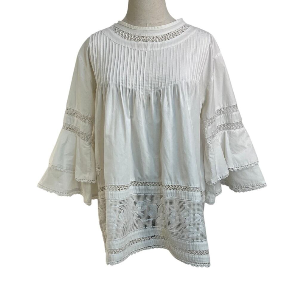 Mi Golondrina Amorcito Linda Tunic Top White